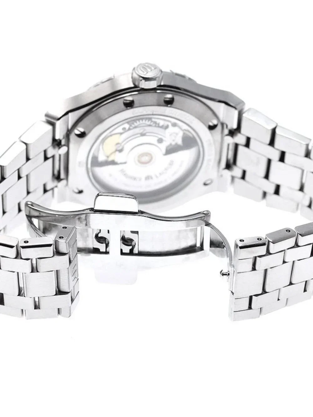 MAURICE LACROIX icon AI6007-SS002-330-1 Date black Dial Automatic Men's_965224